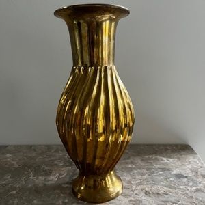 Solid Brass Vase